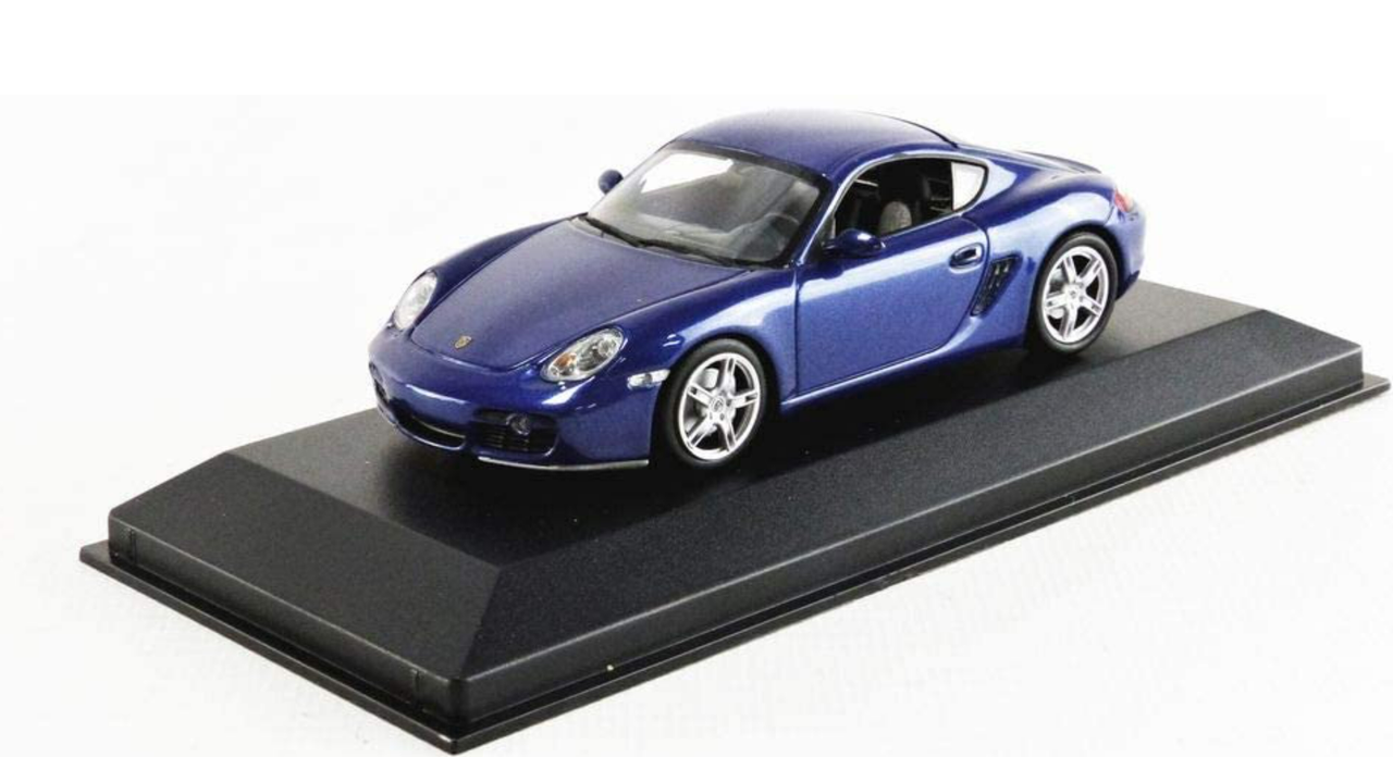 Welly Porsche Cayman S 987C Modellauto – Silber, 1:34-1:39 Maßstab, Metall, Originalgetreu – Neu In OVP