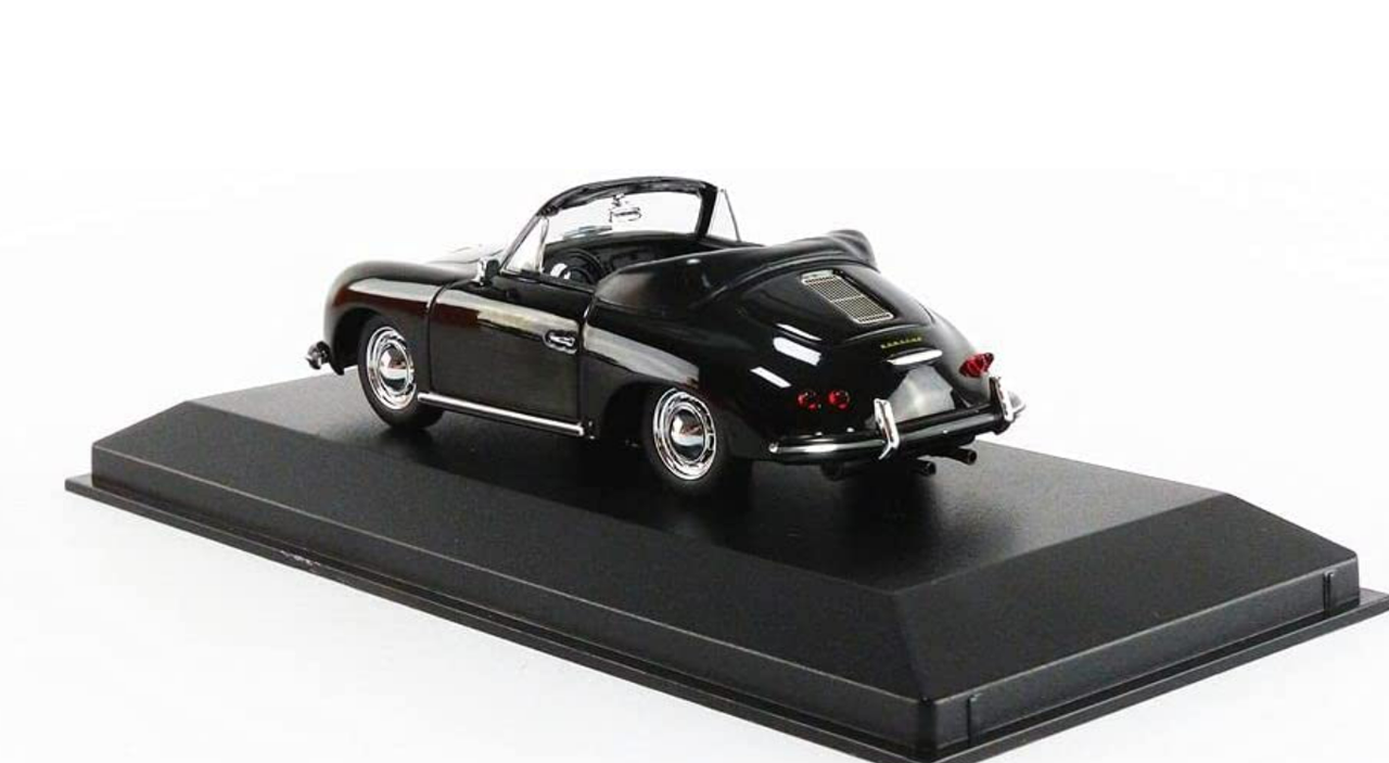 1/43 Minichamps 1956 Porsche 356 A Cabriolet (Black) Car Model