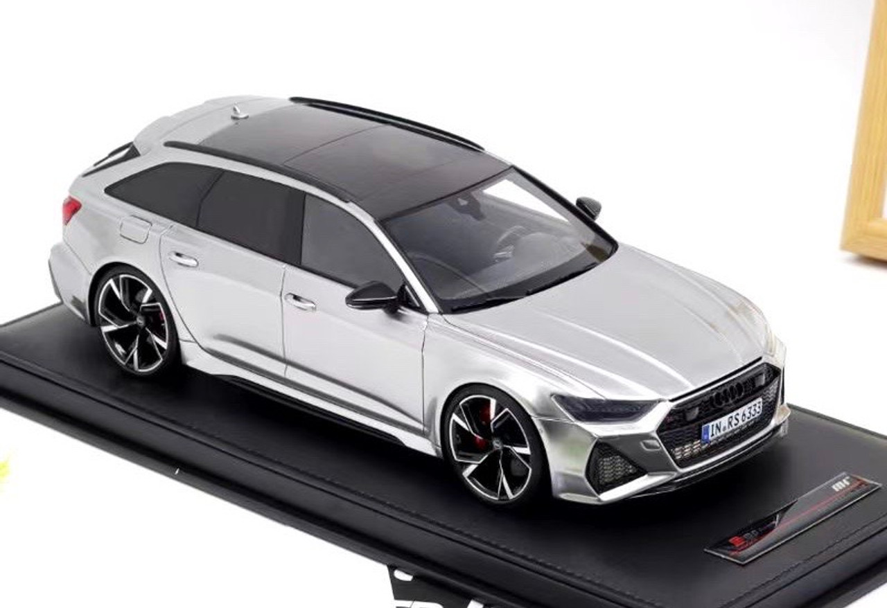 1/18 Motorhelix Audi RS6 Avant C8 (Silver) Resin Car Model Limited 99 Pieces