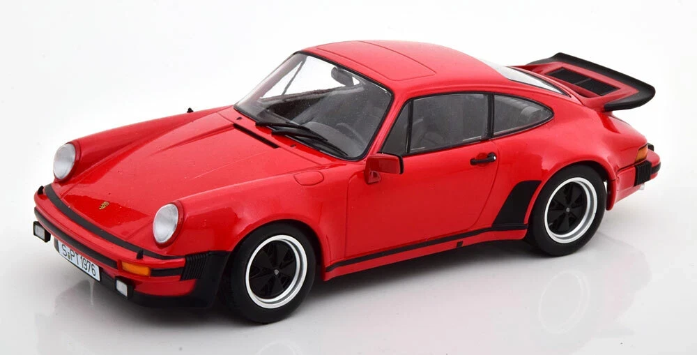 1/18 KK-Scale 1976 Porsche 911 (930) Turbo 3.0 (Red) Diecast Car Model