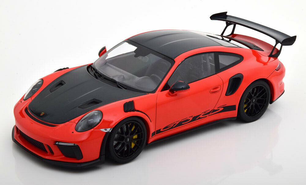MINICHAMPS Porsche 911 GT3 RS 2019 限定版 1/18 Minichamps 2019 Porsche 911 (991.2) GT3 RS Weissach Package