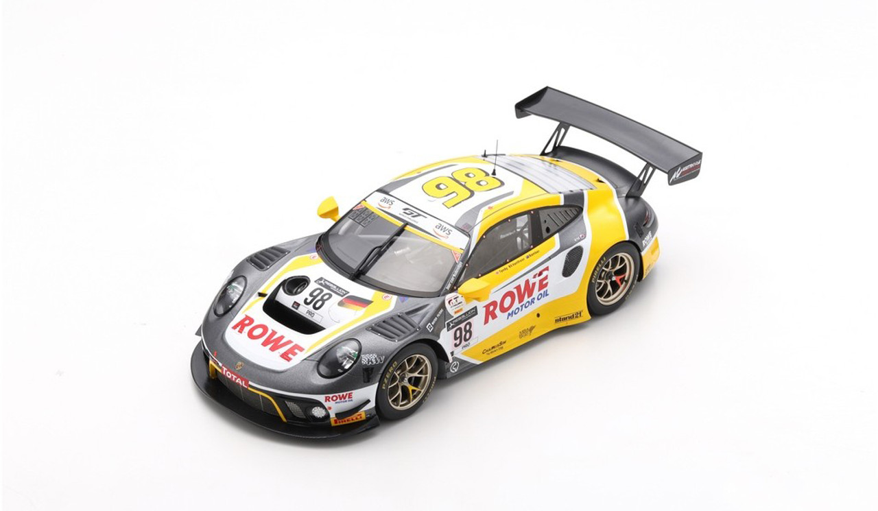 1/18 Spark Porsche 911 GT3 R #98 Winner 24h Spa 2020 Bamber, Tandy, Vanthoor Car Model