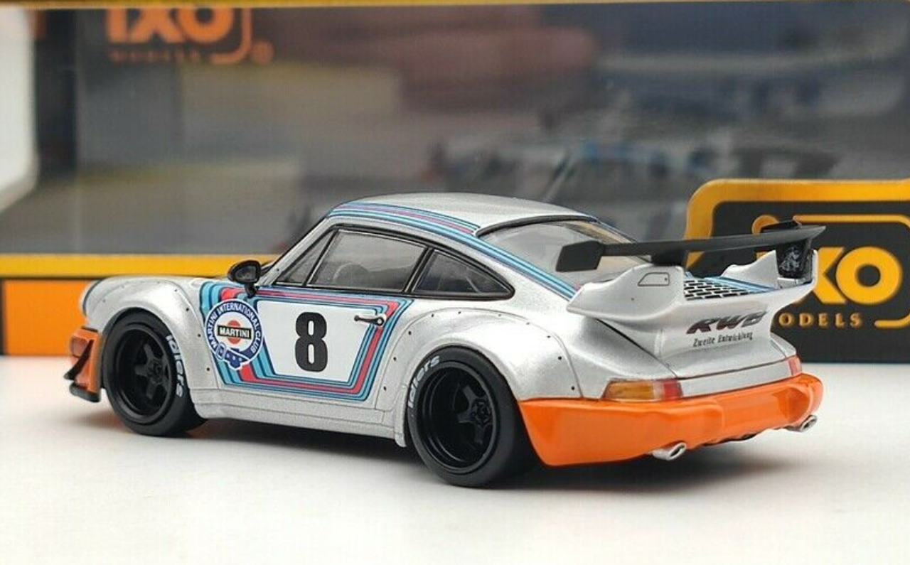 1/43 IXO Porsche 911 (964) RWB Rauh-Welt Ichiban Boshi #8 Martini Design Car Model