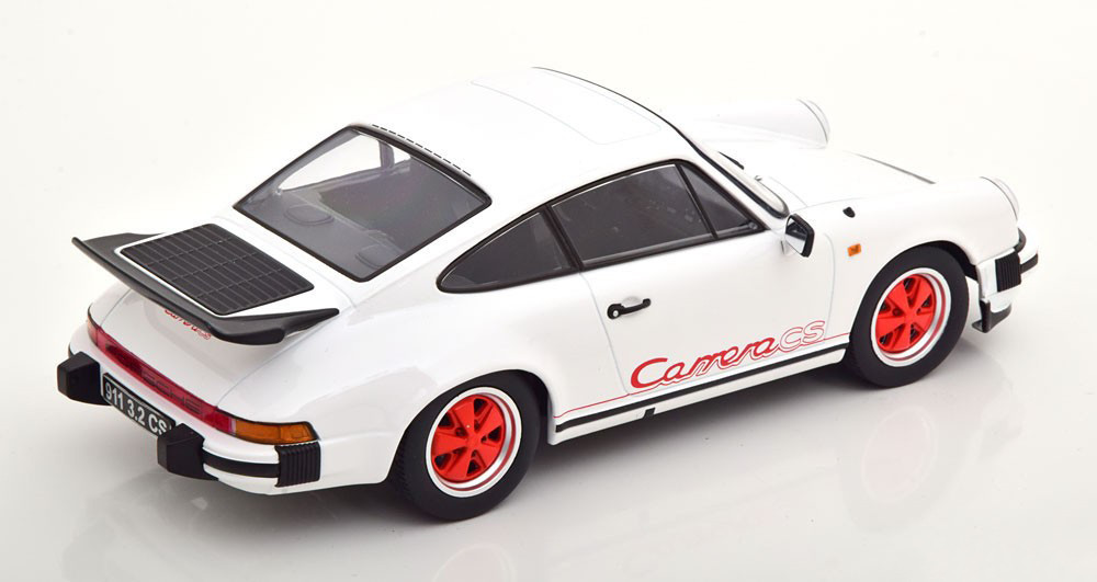 1/18 KK-Scale 1989 Porsche 911 Carrera 3.2 Clubsport (White) Car