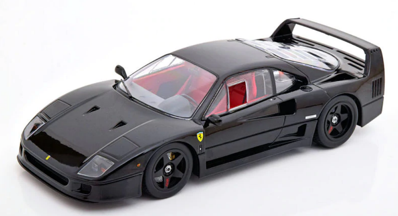 1/18 KK-Scale 1990 Ferrari F40 Lightweight (Black) Car Model
