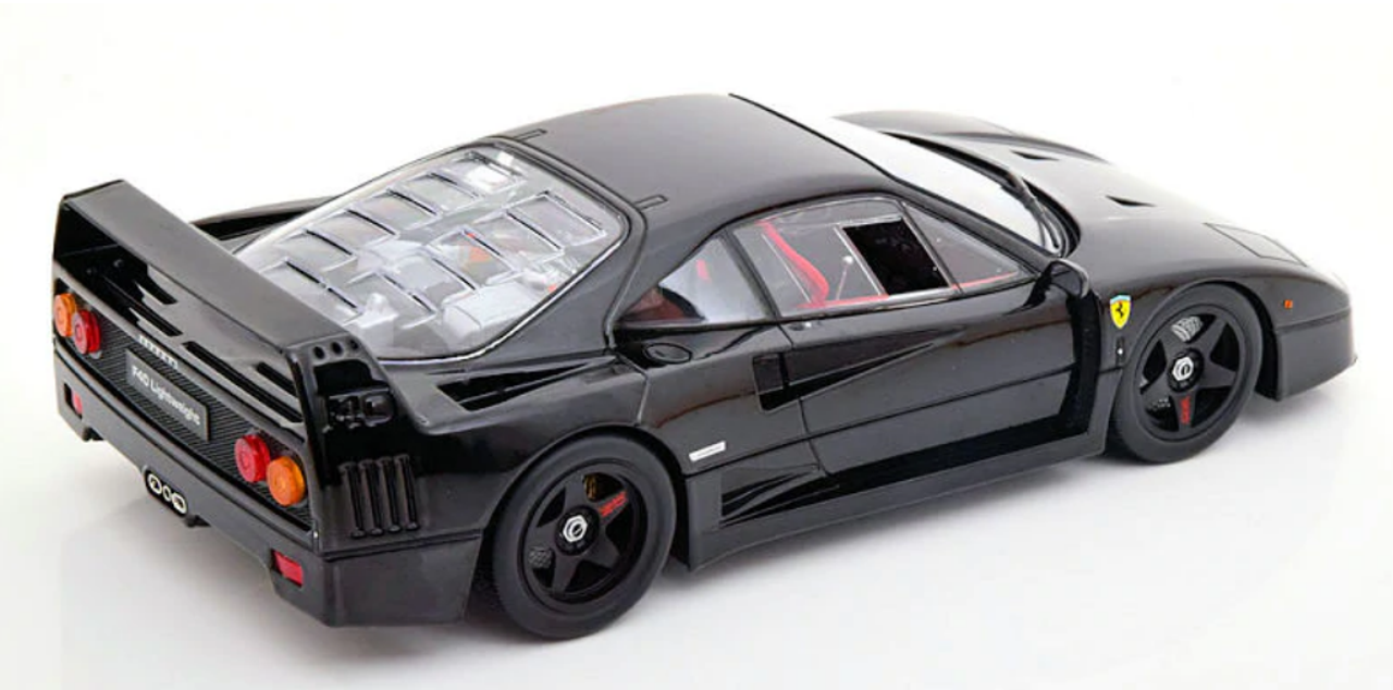 1/18 KK-Scale 1990 Ferrari F40 Lightweight (Black) Car Model