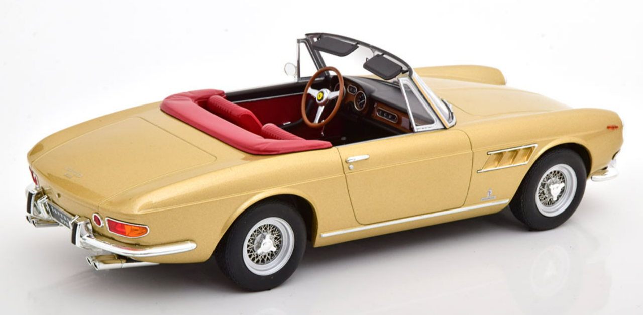 1/18 KK-Scale 1964 Ferrari 275 GTS Pininfarina Spyder (Gold Metallic) Car Model