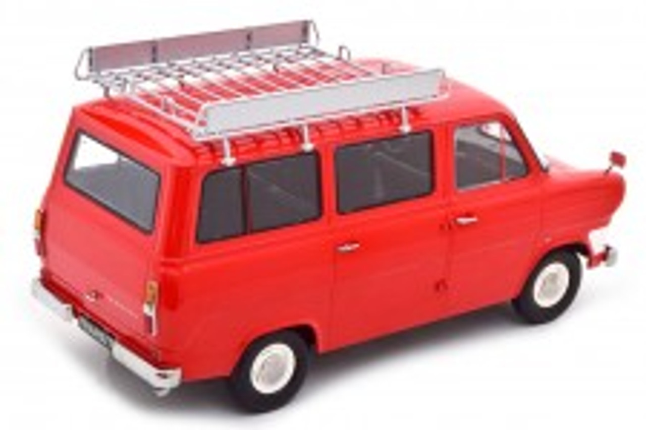 1/18 KK-Scale 1965 Ford Transit Bus (Red) Car Model