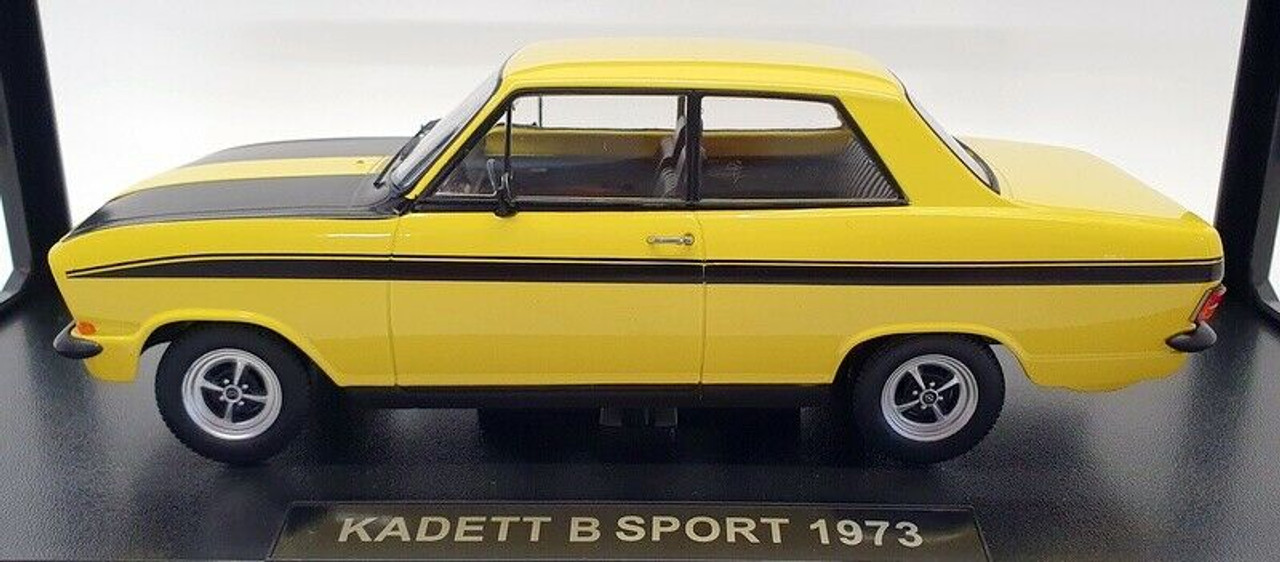 1/18 KK-Scale 1973 Opel Kadett B Sport (Yellow & Black) Car Model