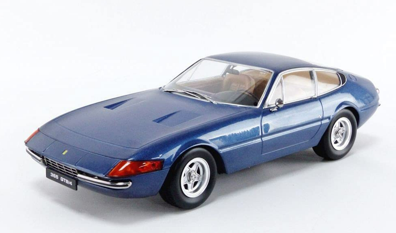 1/18 KK-Scale 1971 Ferrari 365 GTB/4 Daytona Coupe Series 2 (Blue Metallic) Car Model