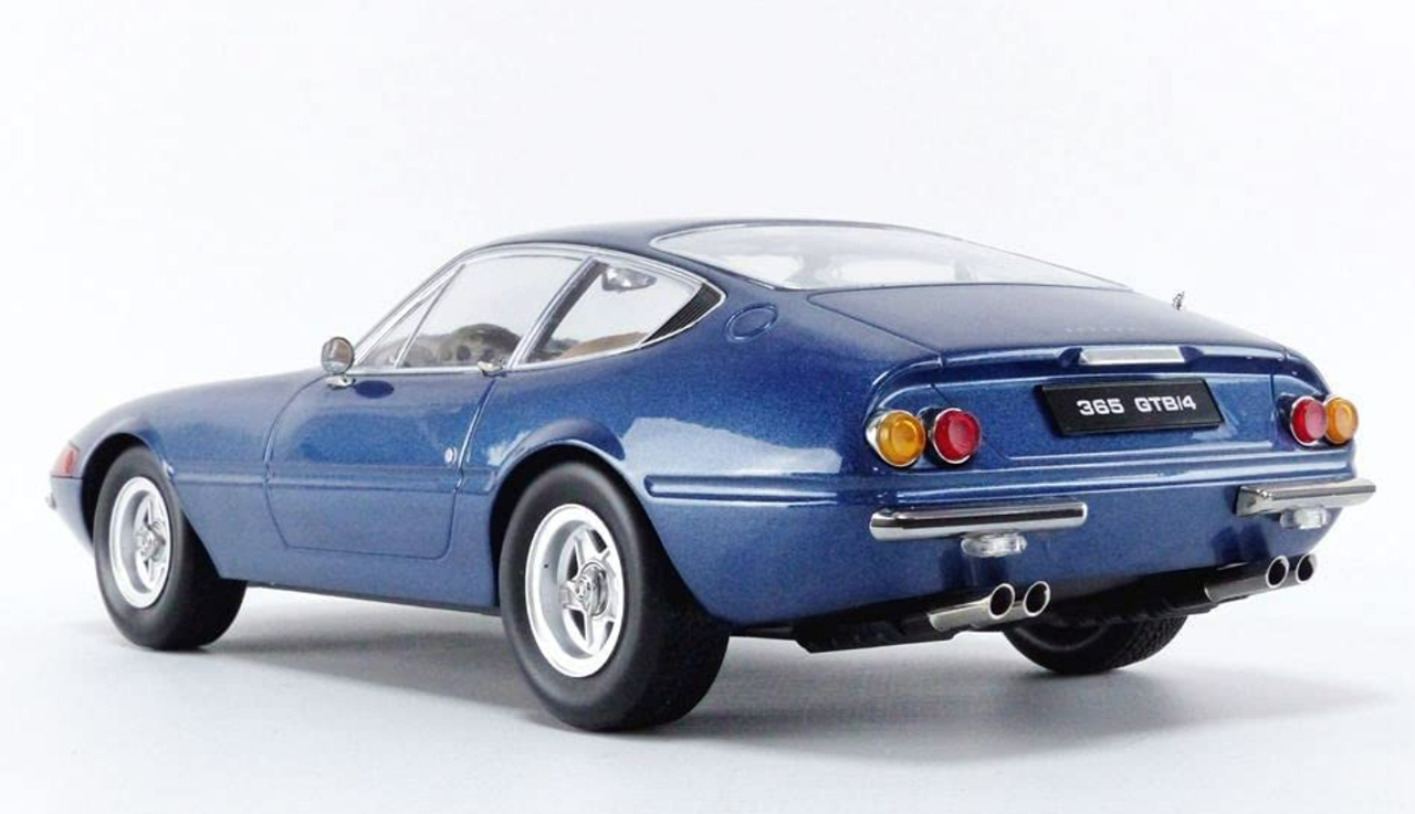 1/18 KK-Scale 1971 Ferrari 365 GTB/4 Daytona Coupe Series 2 (Blue Metallic) Car Model