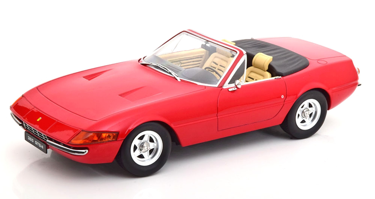 1/18 KK-Scale 1971 Ferrari 365 GTB/4 Daytona Convertible Series 2 (Red) Car  Model