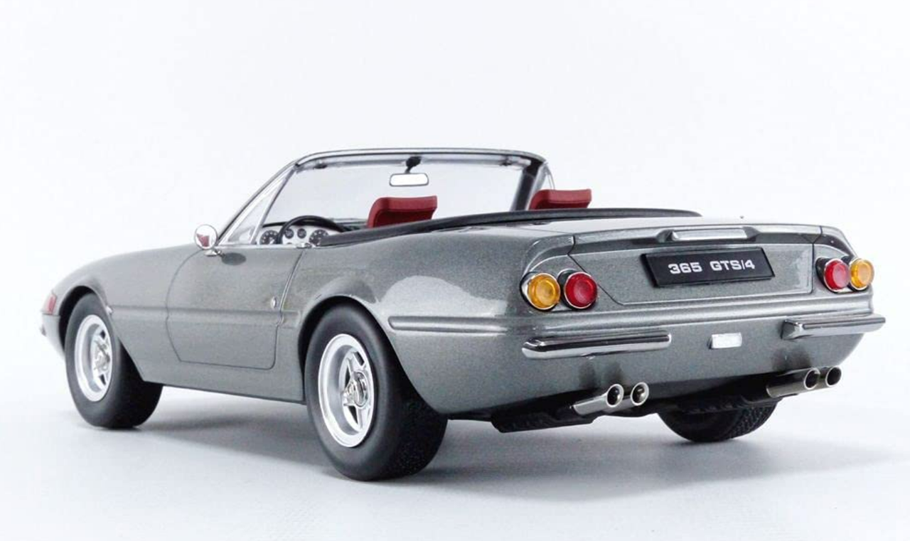 1/18 KK-Scale 1971 Ferrari 365 GTB/4 Daytona Convertible Series 2 (Grey Metallic) Car Model