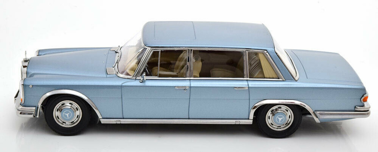 1/18 KK-Scale 1963 Mercedes-Benz 600 SWB (W100) (Light Blue Metallic) Car Model