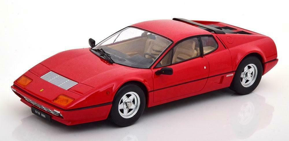 KK scale 1/18 フェラーリ 512 BBi 1981 red 1/18 KK-Scale 1981 Ferrari 512 BBi (Red) Car Model - LIVECARMODEL.com