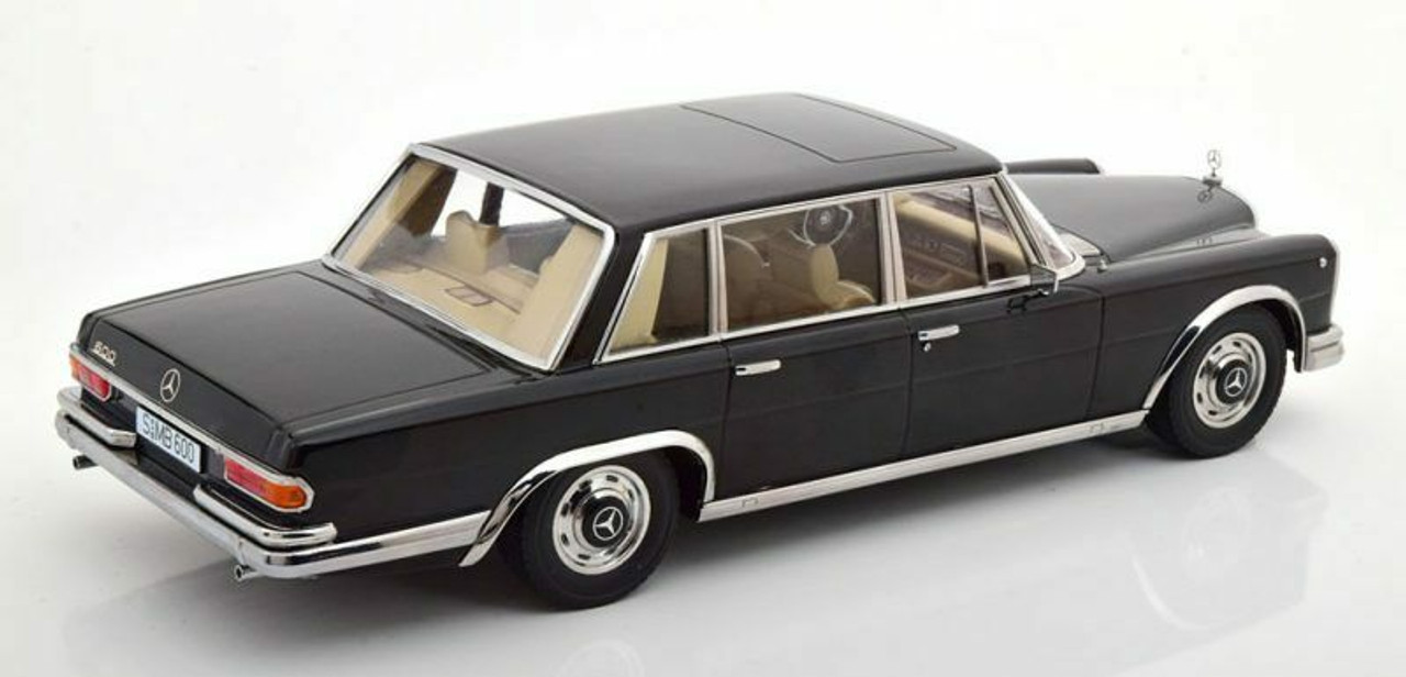 1/18 KK-Scale 1963 Mercedes-Benz 600 SWB (W100) (Black) Car Model