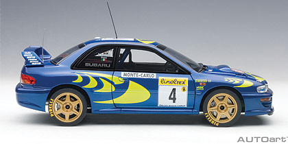 1/18 AUTOart 1997 Subaru Impreza WRC #4 Rally of Monte Carlo Piero