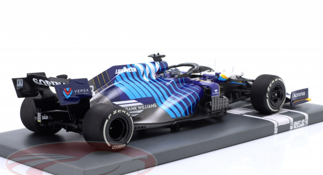 1/18 Minichamps 2021 Formula 1 George Russell Williams FW43B #63 Saudi Arabia GP Car Model