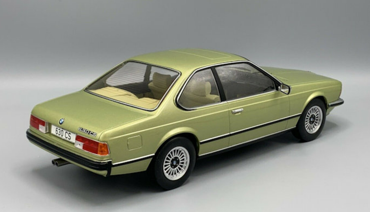 1/18 Modelcar Group 1976 BMW 6-Series (E24) Construction (Light Green  Metallic) Car Model