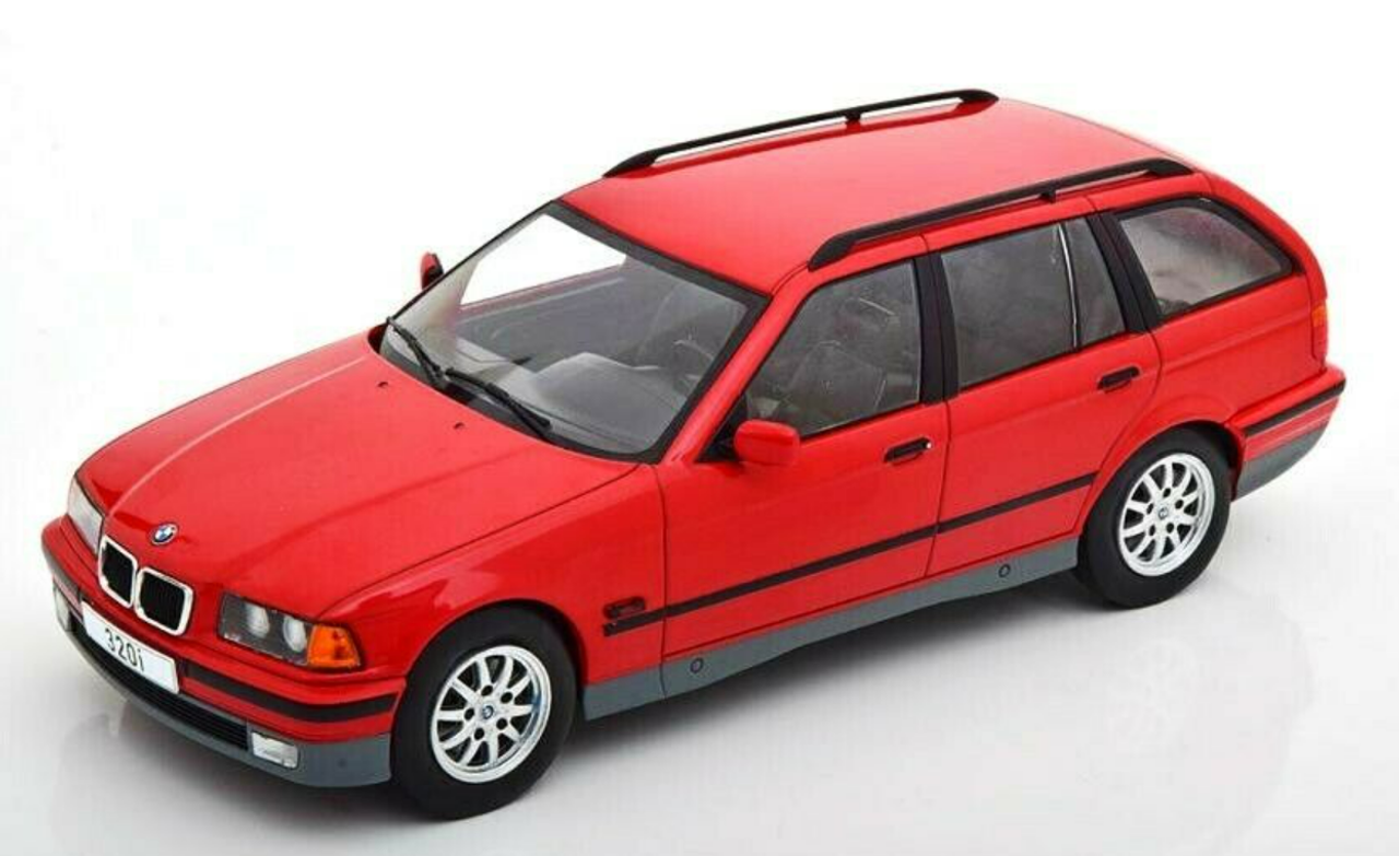 1/18 Modelcar Group 1995 BMW 3 Series (E36) Touring (Red) Car Model