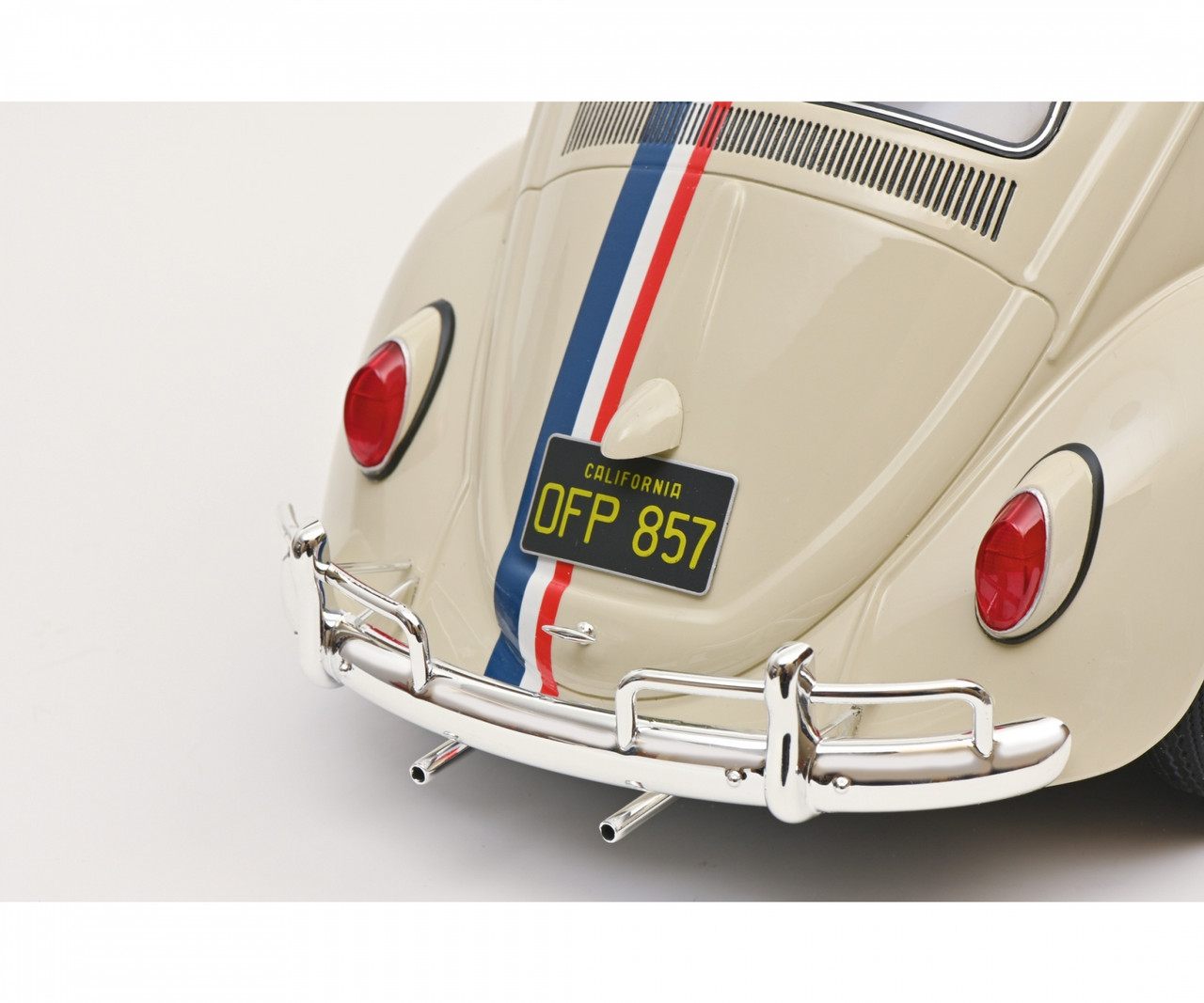 1/12 Schuco Volkswagen VW Beetle Rallye #53 Herbie (Cream White