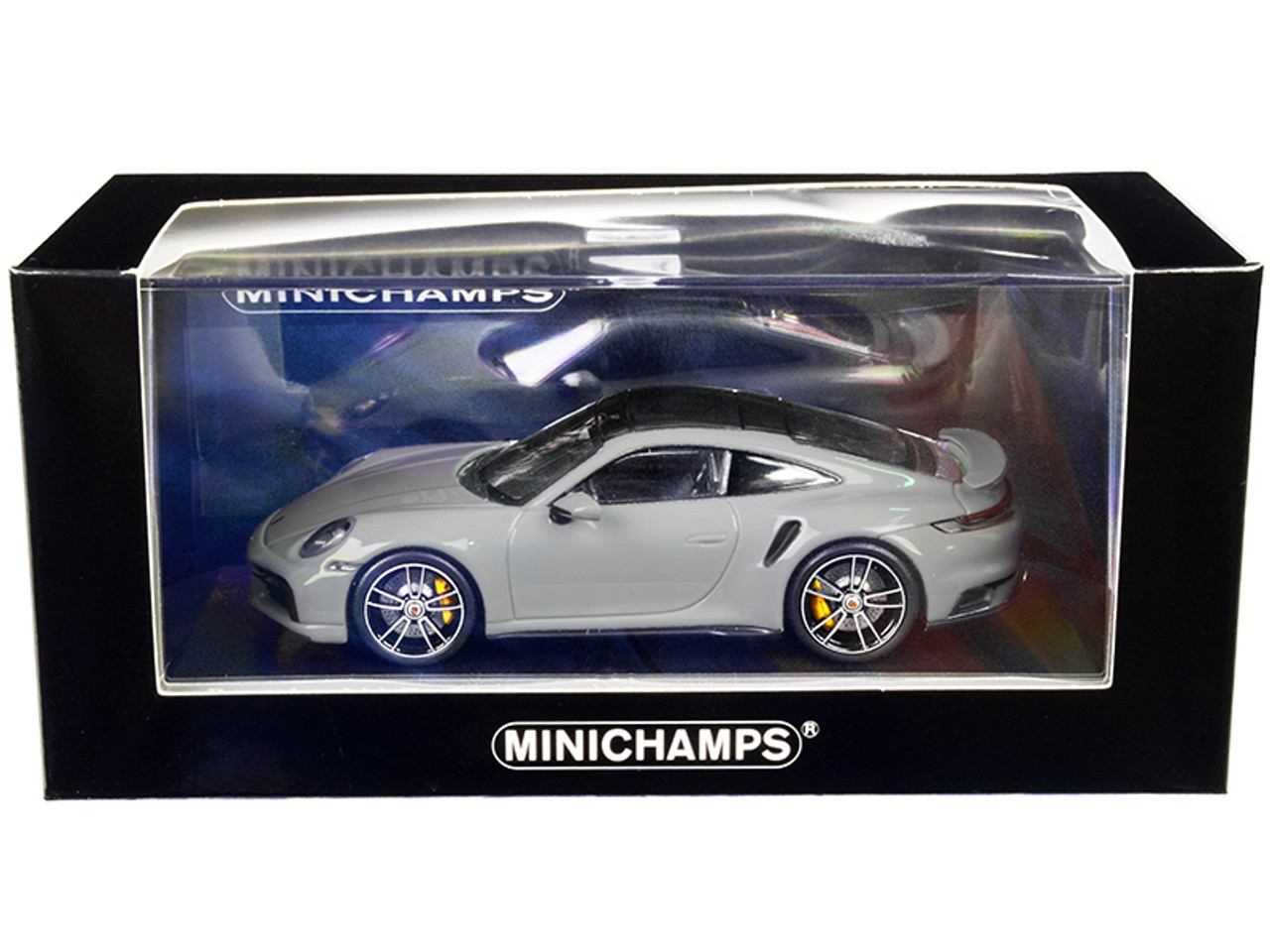 2020 Porsche 911 Turbo S Grey Limited Edition to 312 pieces Worldwide 1/43 Diecast Model Car by Minichamps