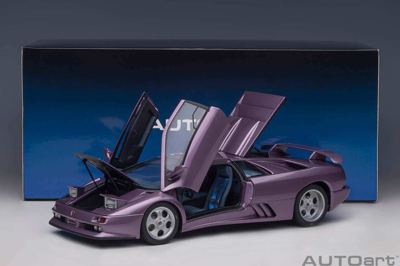 1/18 Lamborghini Diablo SE30 Jota (Viola SE30, Metallic Purple) Car Model