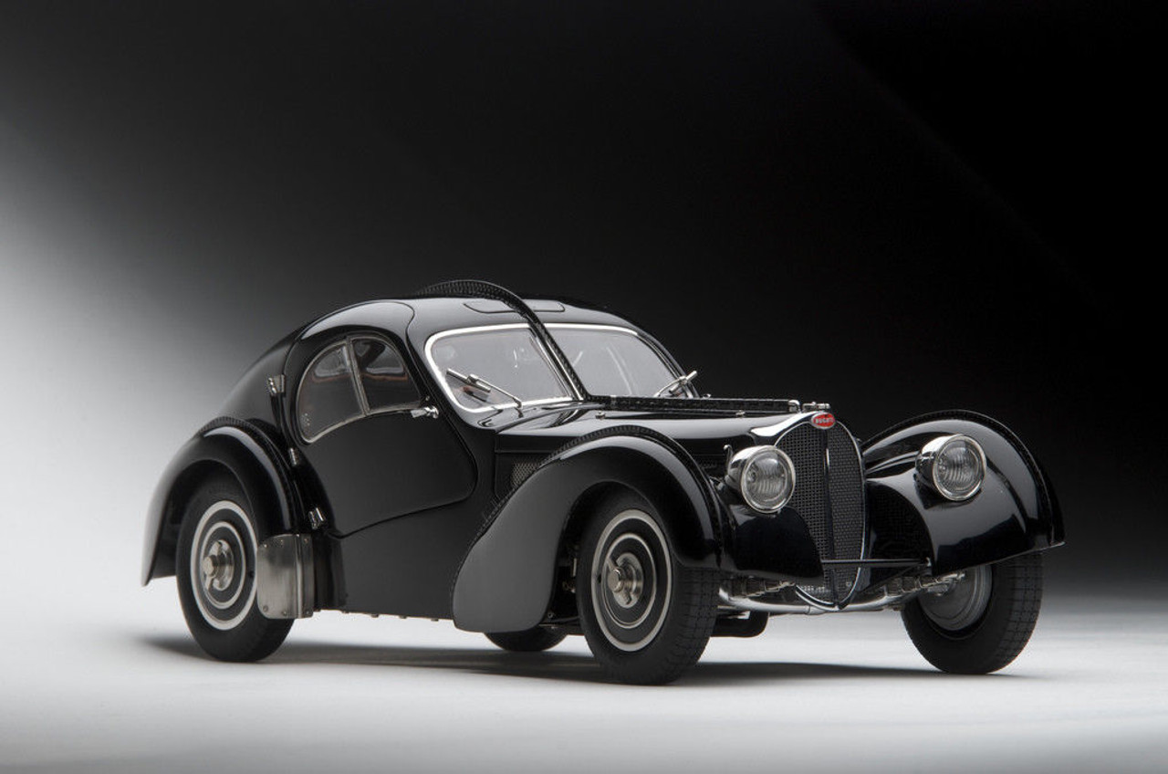 1/18 AUTOart Bugatti Coupé Atlantic Type 57 SC 57SC 1938 Schwarz Black  Diecast Car Model