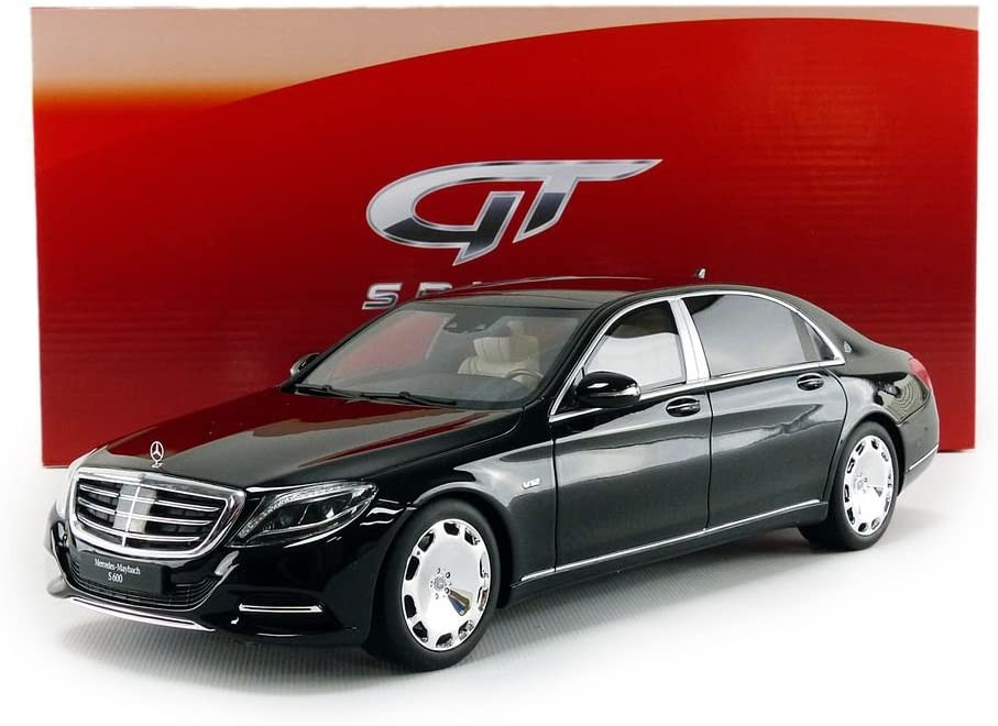 1/18 GT Spirit 2018 Mercedes Benz Maybach S600 X222 (Obsidian