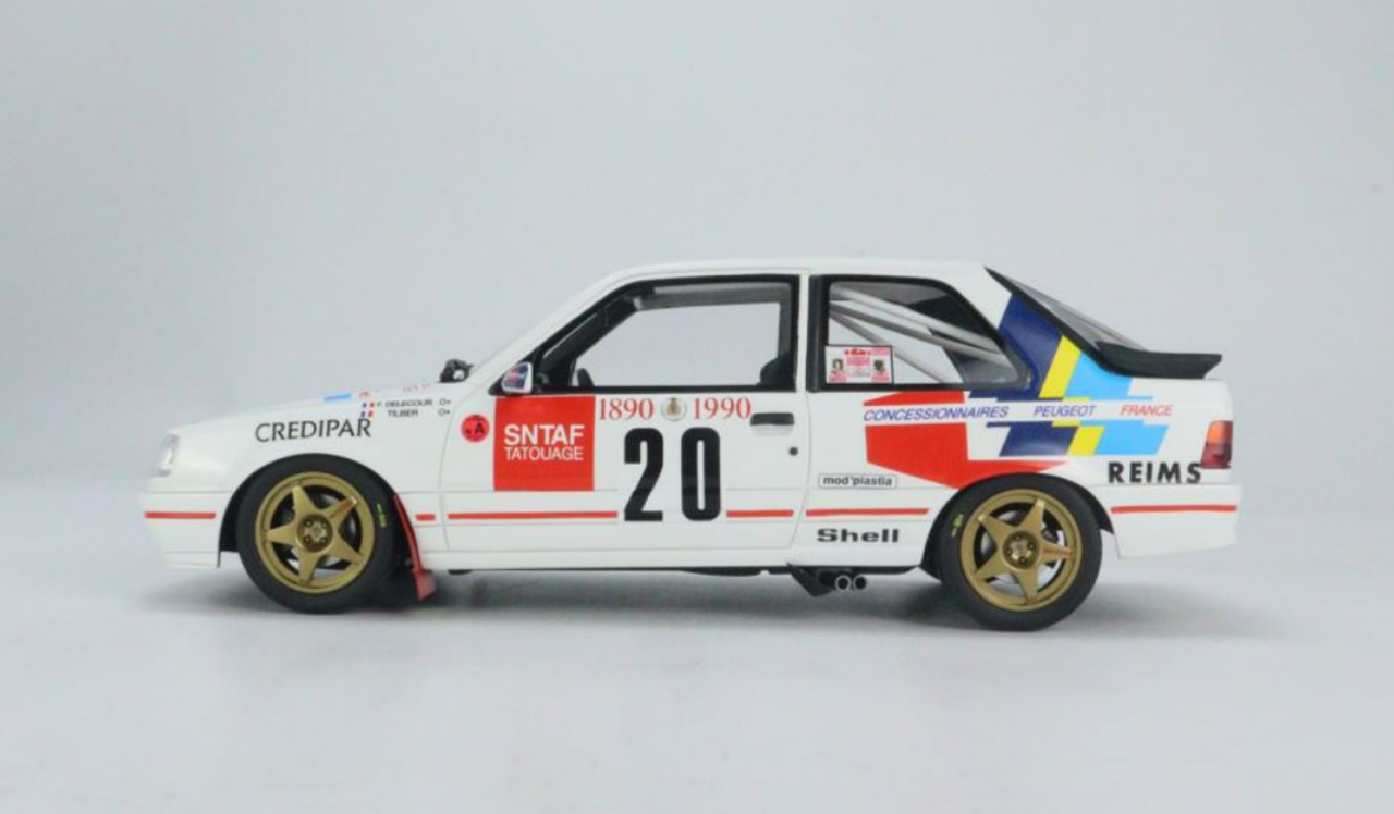 1/18 OTTO 1990 Peugeot 309 GR A #20 Resin Car Model