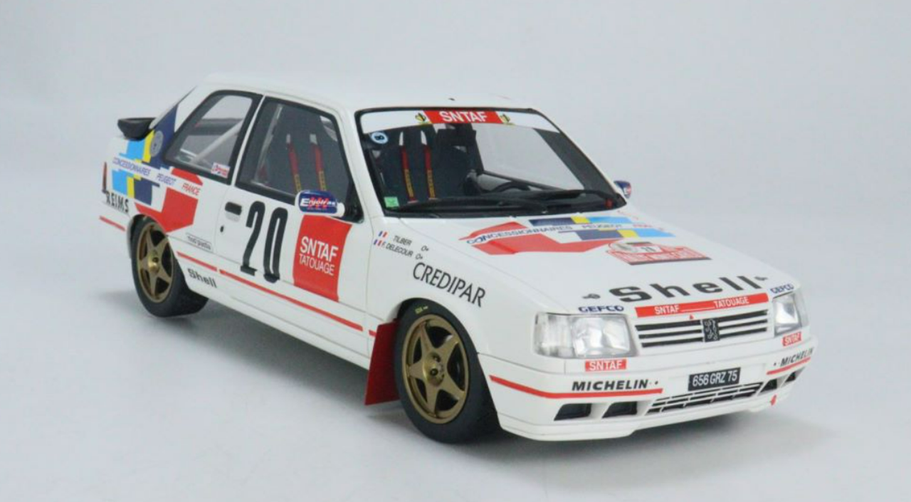 1/18 OTTO 1990 Peugeot 309 GR A #20 Resin Car Model