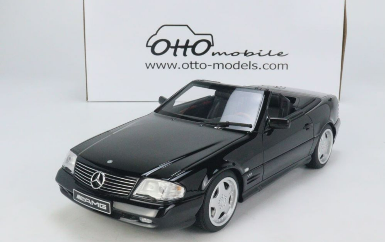 1/18 OTTO 1991 Mercedes-Benz AMG SL73 R129 Convertible (Black) Limited  Edition Resin Car Model