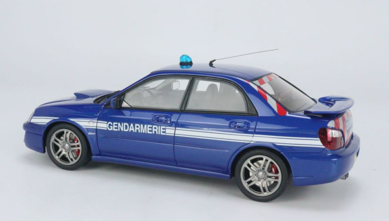 1/18 OTTO 2006 Subaru Impreza STI WRX Gendarmerie Resin Car Model