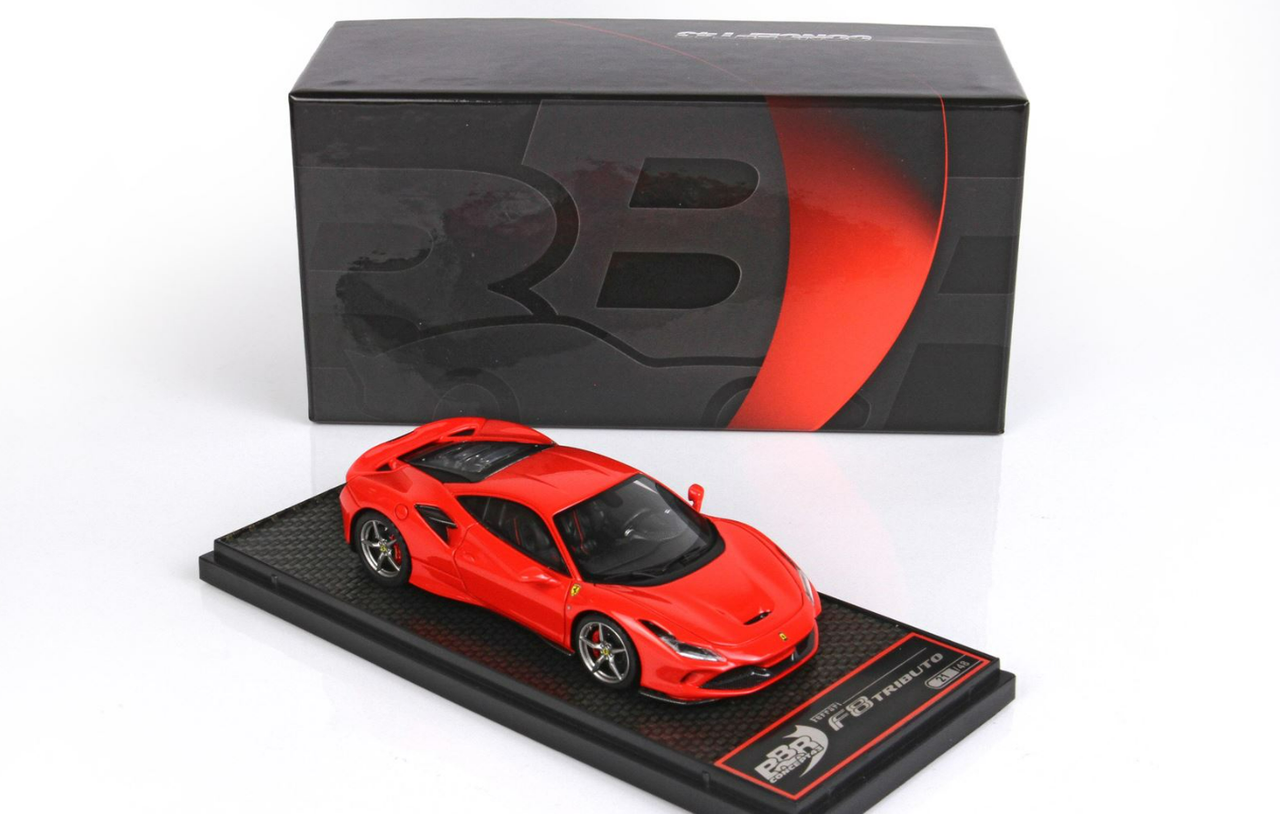 1/43 BBR Ferrari F8 Tributo (Rosso Scuderia Red with Red Calipers) Car Model Limited 48 Pieces