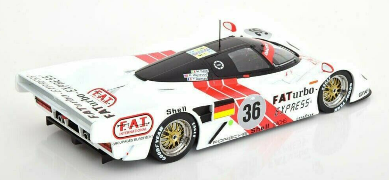 1/18 Werk83 Dauer Porsche 962 #36 Winner 24h LeMans 1994 Dalmas, Haywood, Baldi Car Model