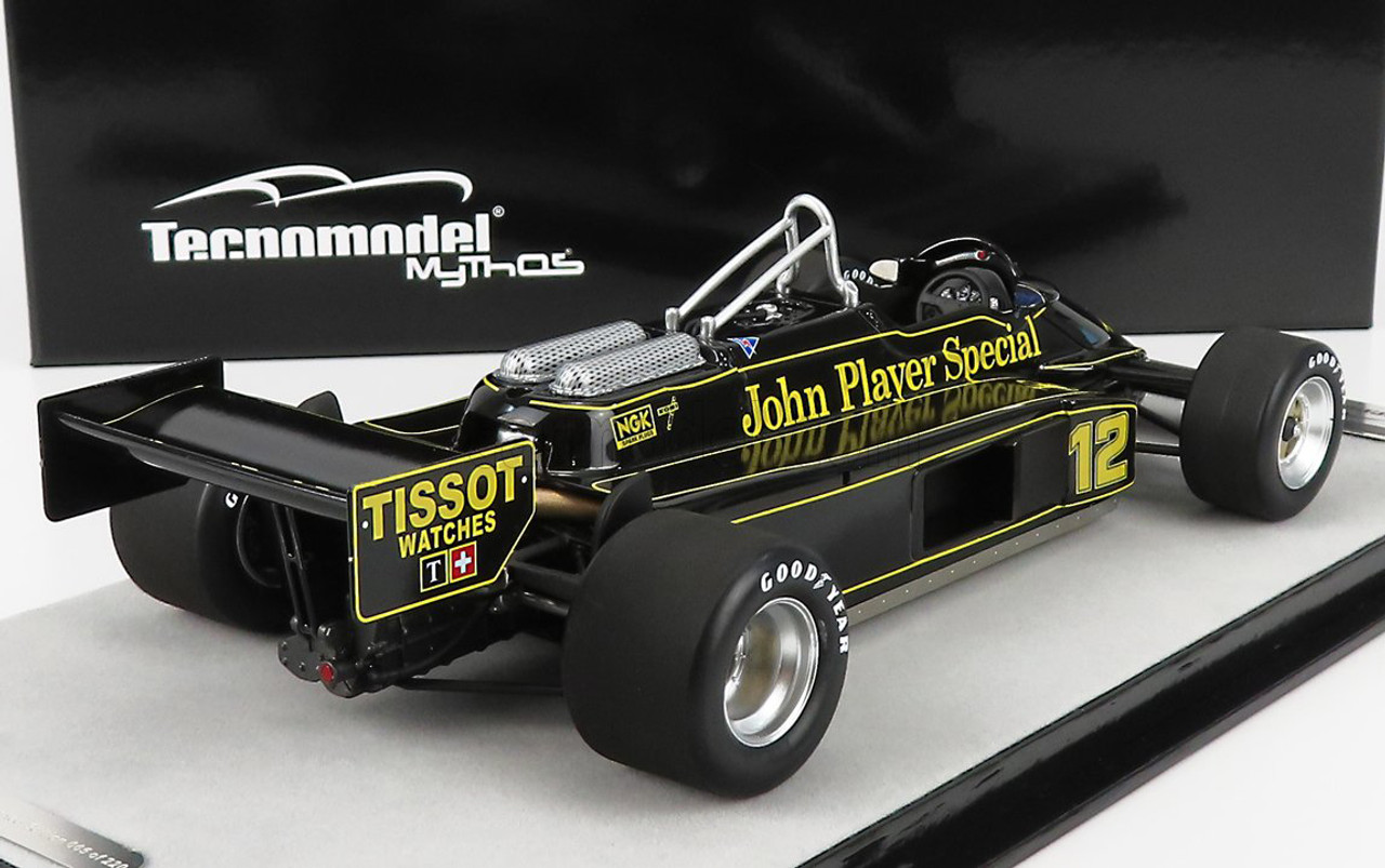 1/18 Tecnomodel 1981 Nigel Mansell Lotus 87 #12 4th Las Vegas GP Formula 1 Car Model