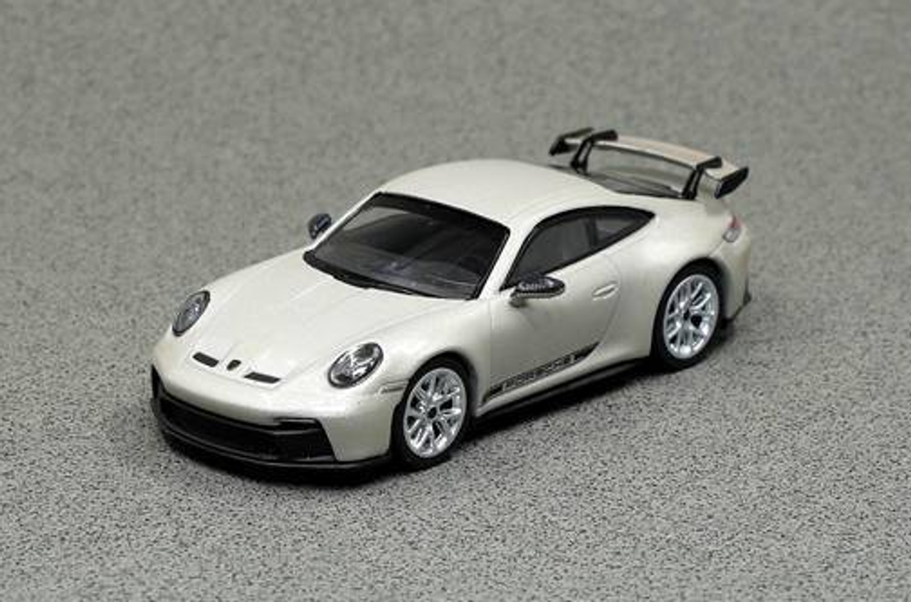 1/64 MINICHAMPS PORSCHE 911 GT3 (992) 2021 - GT SILVER METALLIC Diecast Car Model