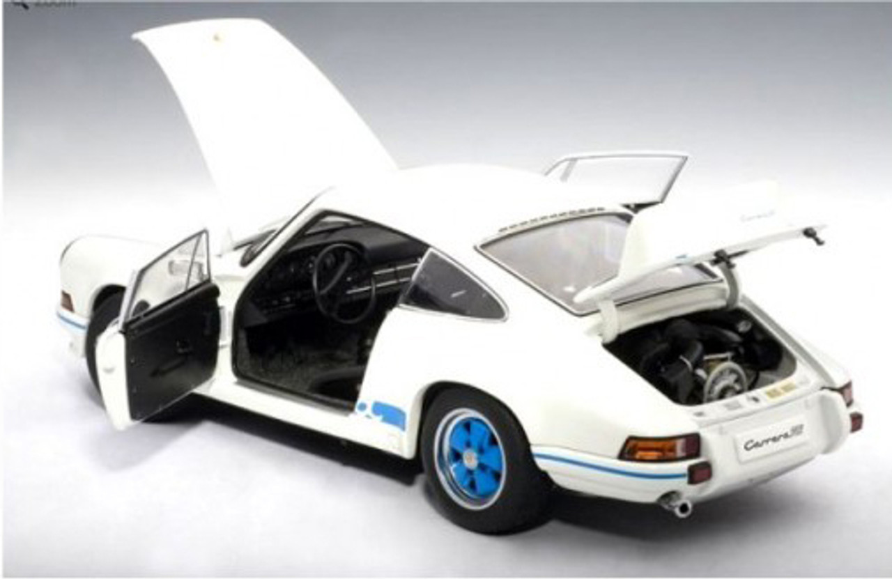 1/18 AUTOart 1973 Porsche 911 Carrera RS 2.7 (White) Diecast Car Model