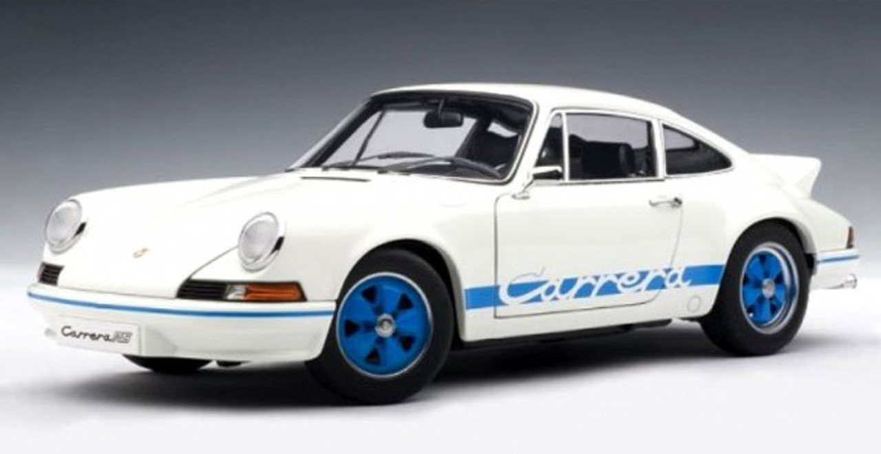 1/18 AUTOart 1973 Porsche 911 Carrera RS 2.7 (White) Diecast Car Model