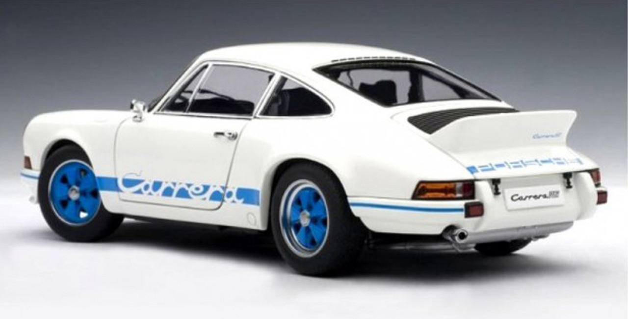 1/18 AUTOart 1973 Porsche 911 Carrera RS 2.7 (White) Diecast Car