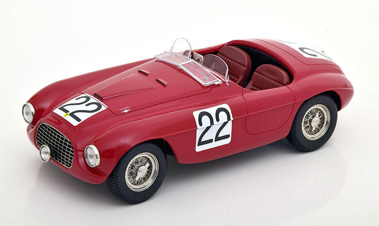 1/18 KK-Scale Ferrari 166 MM Barchetta #22 Winner 24h LeMans 1949 Car Model
