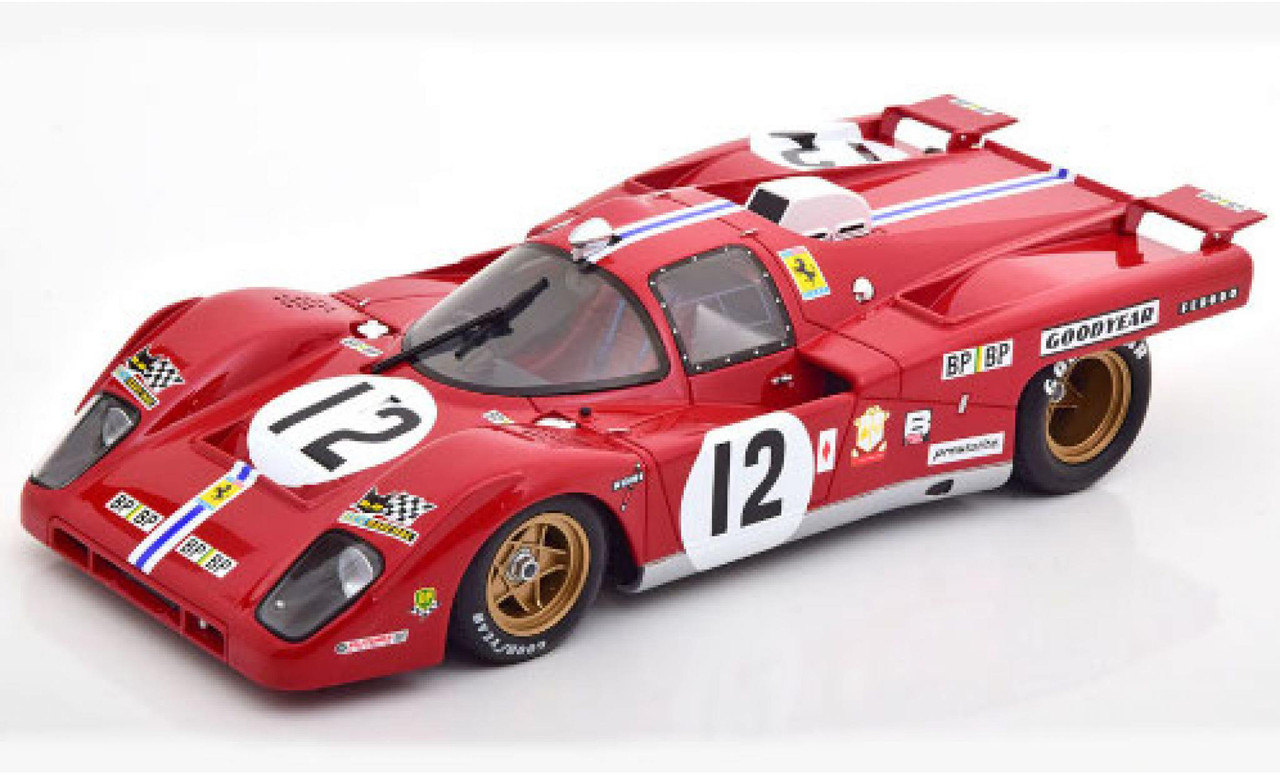 1/18 CMR Ferrari 512M #12 3rd 24h LeMans 1971 Posey, Adamowicz Car Model