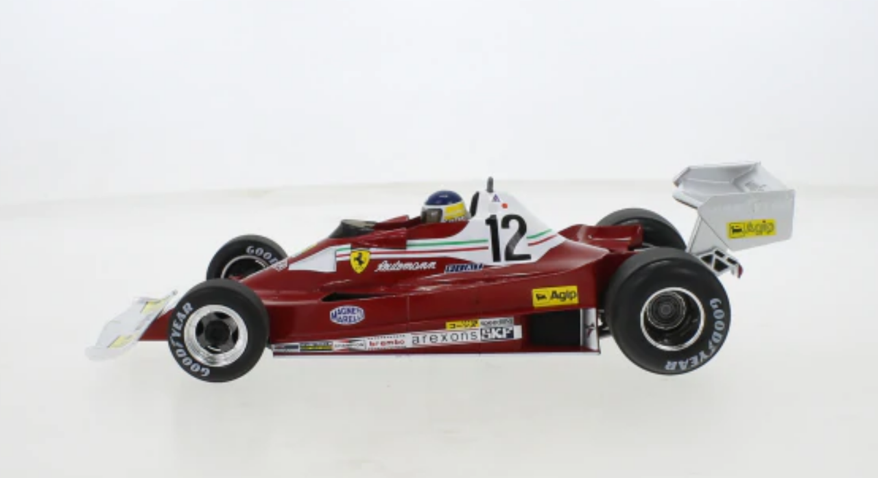 1/18 Modelcar Group Carlos Reutemann Ferrari 312T2B #12 2nd Japanese GP Formula 1 1977 Car Model