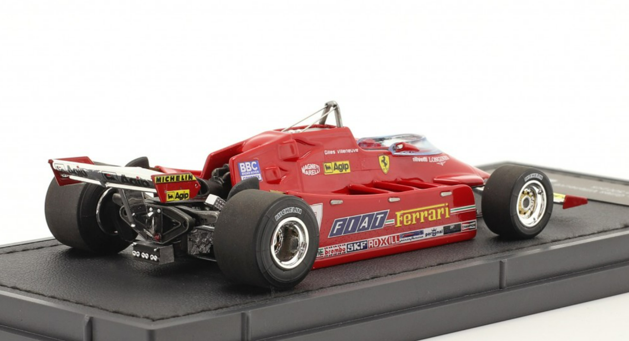 1/43 GP Replicas Gilles Villeneuve Ferrari 126CK #27 USA west GP Formula 1 1981 Car Model