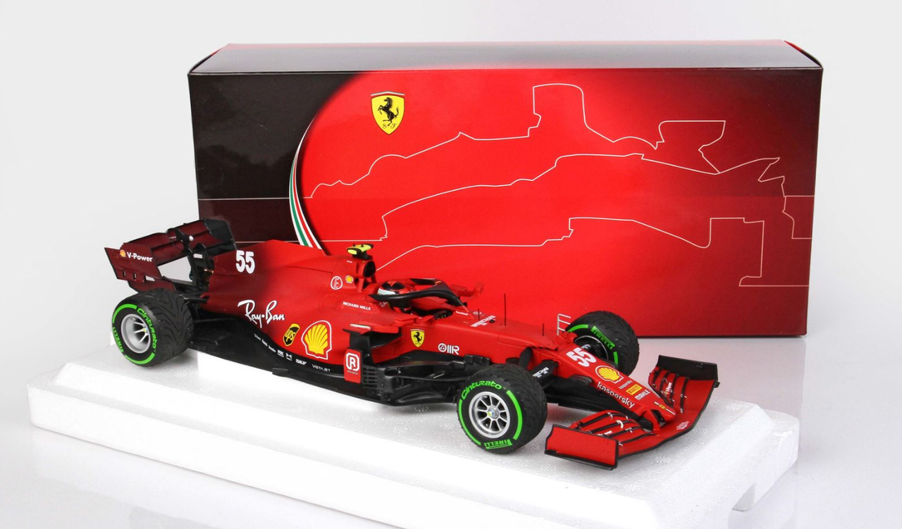 Diecast model cars Ferrari F1 1/18 Look Smart -75 No.55 Scuderia formule 1  GP Italie 2022 