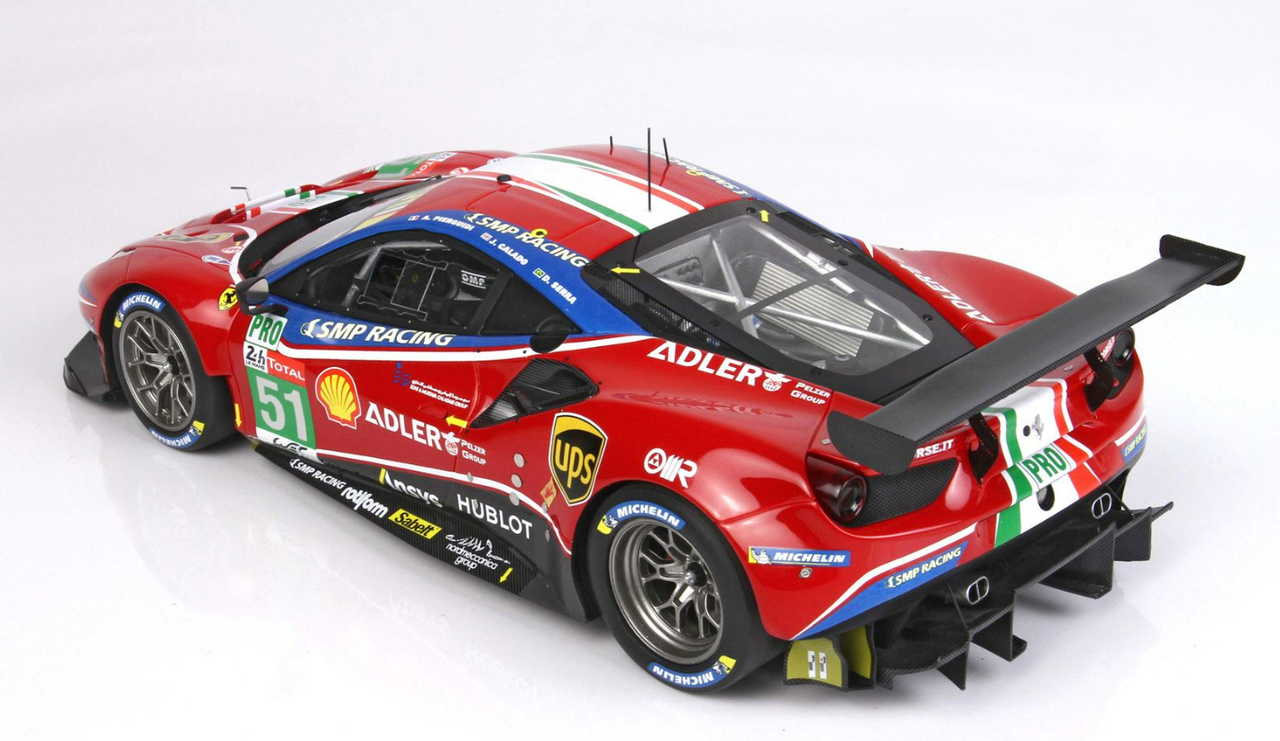 1/18 BBR Ferrari 488 GTE Evo #51 2nd LMGTE-Pro 24h LeMans 2020 AF Corse Resin Car Model Limited 188 Pieces