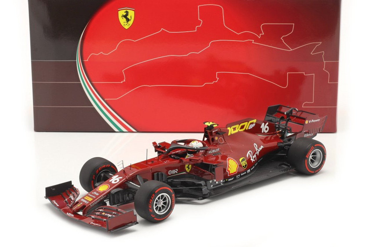 1/18 BBR Charles Leclerc Ferrari SF1000 #16 1000th GP Ferrari Tuscan GP F1 2020 Car Model