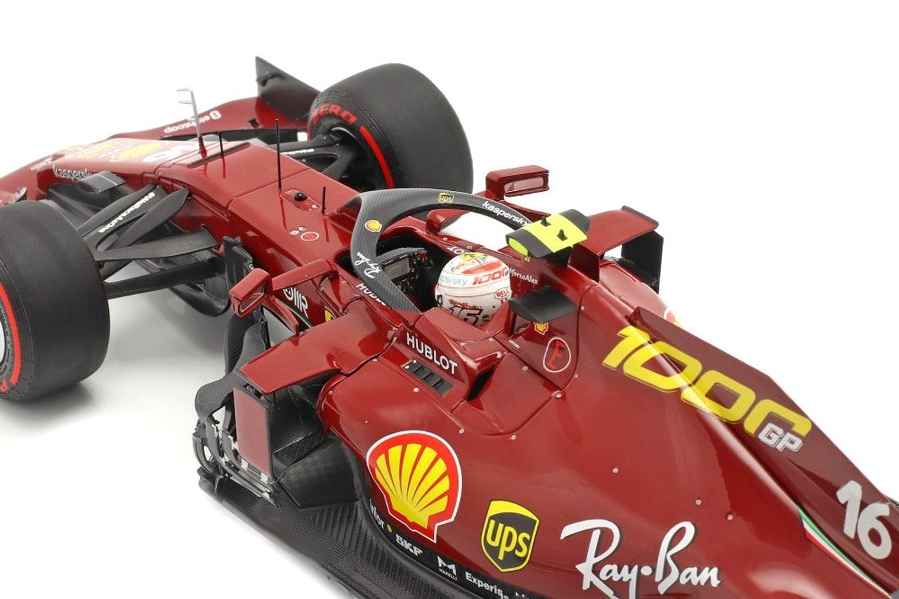 1/18 BBR Charles Leclerc Ferrari SF1000 #16 1000th GP Ferrari Tuscan GP F1 2020 Car Model