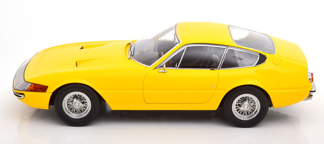 1/18 KK-Scale 1969 Ferrari 365 GTB/4 Daytona Coupe Series 1 (Yellow) Car Model