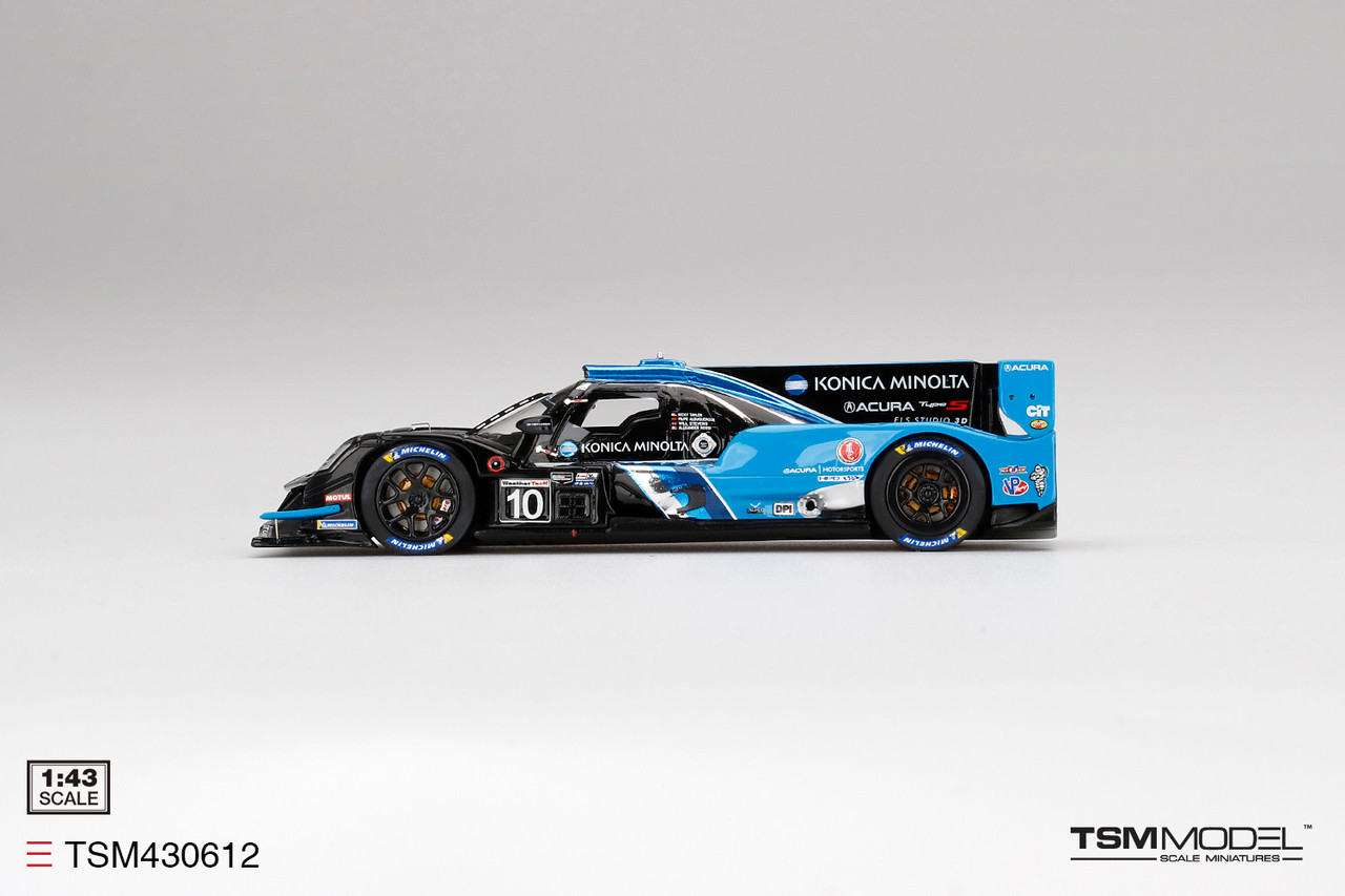 1/43 TSM Acura ARX-05 DPi #10 No. 10 Konica Minolta Acura ARX-05 DPi 2022 IMSA Daytona 24 Hrs Pole Sitter Car Model